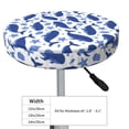 thumbnail image 2 of Goofa Whale Printed Stool Covers Round, Waterproof Round Bar Stool Covers Anti-Slip Round Bar Stool Seat Cover with Elastic Bands Durable -14 inch, 2 of 7