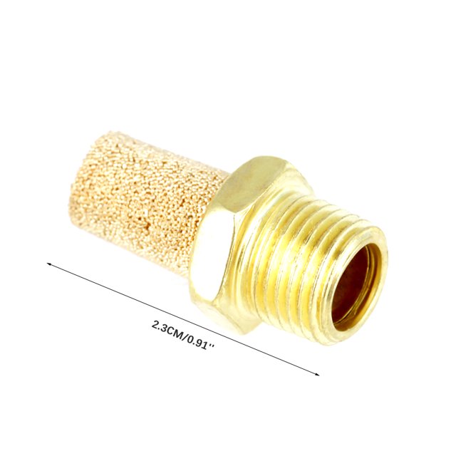 Copper + Iron Air Exhaust Muffler, Muffler Filter , Easy Installation Air Tools For Valves Oil Cylinders