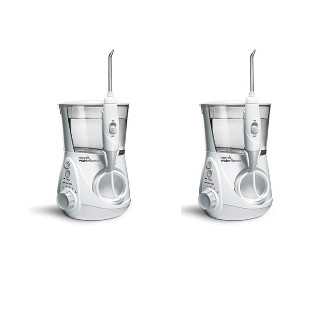 Waterpik WP 660 Irrigador bucal profesional para encimera con hilo dental electrico Aquarius blanco paquete de 2 Toma de agua WP 660 1 Walmart en linea