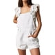 thumbnail image 1 of Pantalones Cortos Vaqueros para Mujer, de Verano Informales, Holgados, Ajustables, con Tirantes. L, 1 of 8