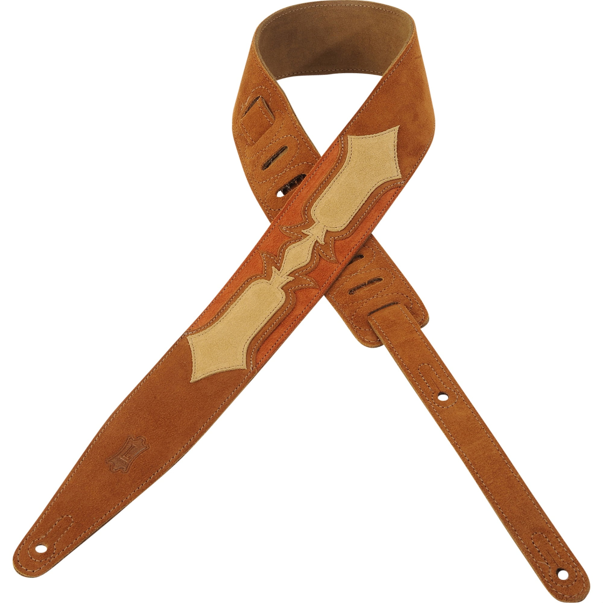 2 1/2" Suede Guitar Strap / Natural