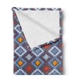 thumbnail image 2 of Tribal Soft Flannel Fleece Throw Blanket, Mexican Traditional Motifs Native Cultural Line Art Design Geometrical Abstract, Cozy Plush for Indoor and Outdoor Use, 60" x 80", Multicolor, by Ambesonne, 2 of 5