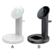 thumbnail image 4 of Moyic inalámbrico 3 en 1 para auriculares, estación de carga Qi ajustable de 15W, repuesto para Airpods, soporte de carga para Hotel Electrónica Plata, 4 of 8
