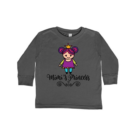 

Inktastic Mimi Princess Grandchild Girls Gift Toddler Toddler Girl Long Sleeve T-Shirt