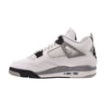 thumbnail image 4 of Nike Air Jordan 4 FV5029-100 Men's White Cement Leather Lifestyle Shoes TF7068, 4 of 6