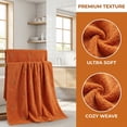 thumbnail image 3 of REGALWOVEN Cute Embroidery Cotton Bath Towels, 1 Pack Soft and Absorbent Oversized Towel for Home, Hotel, Spa, Gym Ice Lolly Orange 55" x 28", 3 of 7