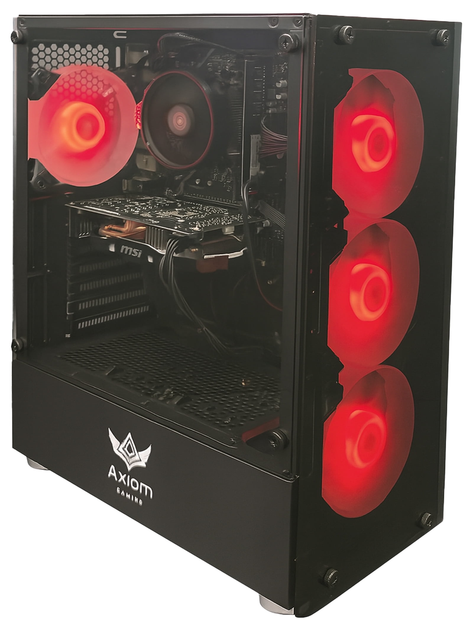 Axiom Gaming® Eclipse Gaming PC Desktop – AMD Ryzen 5, 16GB DDR4, 512GB SSD, GTX 1060 6GB, WiFi, Windows 11 Home