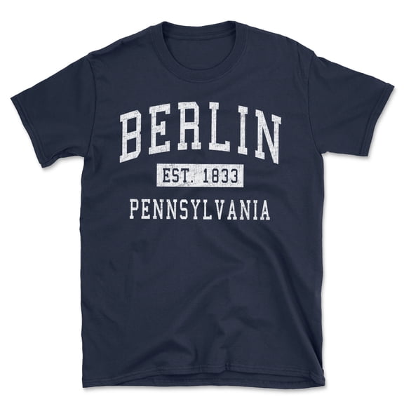 Berlin Pennsylvania Classic Established Men's Cotton T-Shirt