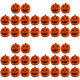 thumbnail image 1 of Pomo Calabaza Halloween Cubierta Botón Pomos Decorativos Silicona para Gabinete (10 Unidades), 1 of 4