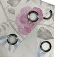 thumbnail image 4 of Ambesonne Botanical Grommet Curtain, Flowers Garden Retro Art, 50"x72", Pale Pink Pale Grey, 4 of 5