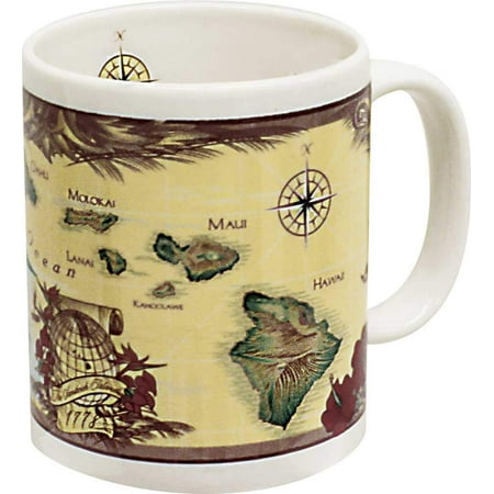 Hawaiian Mugs - Hawaiian Islands Chain Coffee Mug