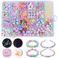thumbnail image 1 of Snap Beads Set Creative Acrylic Developmental DIY Beads Toy DIY Jewelry Beads, 1 of 5