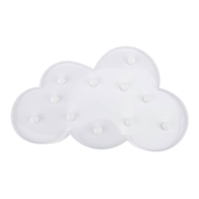 Kuymtek Creative Cute 3D LED Night Light Kids Dormitorio Lámpara de iluminación (Nube blanca) Kuymtek Iluminación del hogar multifuncional