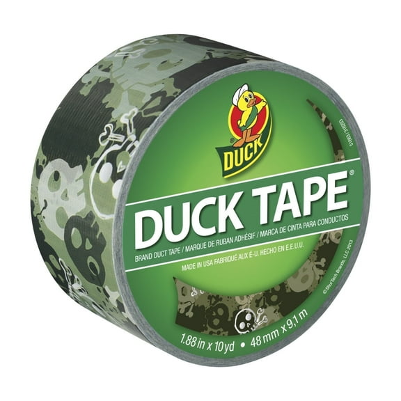 Duck Brand Duct Tape, 1.88" x 10 yard, Camo Skuls