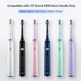 thumbnail image 2 of JTF Sonic Electric Toothbrush Set with Drying & UV Sanitizing Wireless Charging Base, 8 Brush Heads, Transparent Rinse Cup, 5 Modes Smart Timer, Pink, 2 of 2