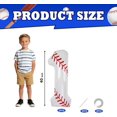 thumbnail image 3 of Yanonmyfd Baseball Balloons 1st Birthday Decorations for Boy, 40 Inch Number 1 Balloon Rookie of the Year First Birthday, Baseball Party Decorations Sports Theme Foil Mylar Balloon,Set,1st, 3 of 15
