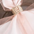thumbnail image 3 of Balsa Circle 10 Dusty Rose Decorative 23" x 23" Sheer Organza Dinner Table Napkins Party Decorations, 3 of 8