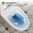 thumbnail image 6 of HOROW One Piece Elongated Toilet with Dual Flush, 1.28 GPF, 10" Rough-In, Soft Closing Seat for Bathroom, 6 of 9