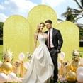 thumbnail image 3 of TNOBHG Arch Backdrop Cover Round Top Party Backdrop Arch Stand with Cover Birthday Decoration Large Sequin Arch Backdrop, 3 of 8