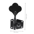 thumbnail image 5 of AURARMLET Tuning Pegs Derechos Para Bajo Guitarra Con Engranaje Interno Resistente Color Negro, 5 of 5