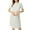 White, variant on Zwiiyzr Pregnant Womens Maternity Dress Comfortable Short Sleeve Nursing Dress with Polka Dots White