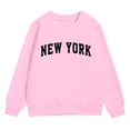 thumbnail image 4 of Gubotare Girl Crewneck Sweatshirts Toddler and Baby Girl Outfit Crewneck Sweatshirt Long Sleeve Shirts Clothes Size 4T (Pink,4 Years), 4 of 4
