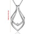thumbnail image 2 of Soporte de anillo geométrico, collar, colgante, joyería para mujer, novia, esposa, 2 of 2
