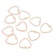 thumbnail image 1 of 10 colgantes acrílicos huecos con forma de corazón para hacer pendientes DIY. Color 8, 1 of 9