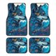 thumbnail image 1 of Fotbe Blue Iceberg Leaf Wolf Juego de 4 Tapetes para Auto con Estampado – Alfombrillas de Goma Reforzada, Diseño Antideslizante, Protección para Todo el Año – Vehículos, Autos, Camionetas y SUVs, 1 of 7