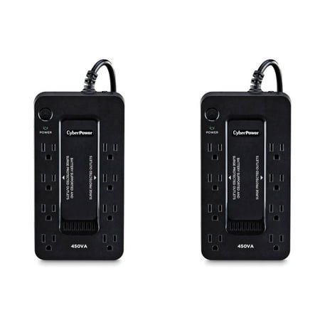 CyberPower SE450G PC Battery Backup, 2 Pack (Best Way To Backup My Pc)