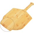 thumbnail image 2 of baomifa-15 Inch Bamboo Pizza Peel, Wooden Pizza Paddle, Cutting Board for Pizza, Bread, 2 of 4