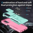 thumbnail image 5 of For Samsung Galaxy A14 5G Slim Fit Shockproof Hybrid with Slide Camera Cover & Rotated Ring Kickstand, [Military-Grade] Phone Case For Samsung Galaxy A14 5G 6.6",Grey Green,For Galaxy A14 5G, 5 of 8