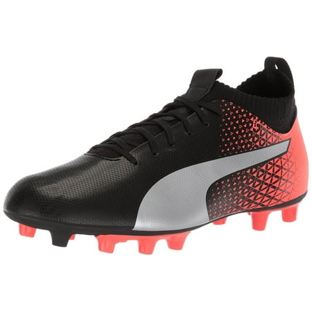Shoot Fg Mens Soccer Shoe - Puma Men's Evoknit Ftb Fg Soccer Shoe, Black, Size 11.5