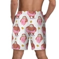 thumbnail image 4 of Haiem Sloth With Donuts1 Men'S Quick-Dry Swim Trunks: Comfortable Beach Shorts With Mesh Lining And Pockets - Ideal For Swimming And Sunbathing Small, 4 of 9