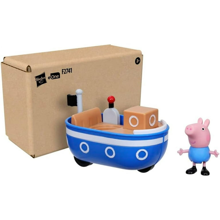 Peppa Pig Peppa's Adventures Little Boat Toy Includes 3-inch George Pig  Figure, Inspired by The TV Show, for Preschoolers Ages 3 and Up