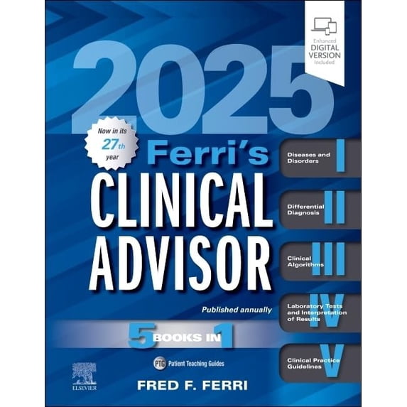 Pre-Owned Ferri's Clinical Advisor 2025: 5 Books in 1 Hardcover