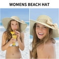 thumbnail image 6 of Loritta Women Wide Brim Sun Hats Floppy UPF 50+ Straw Hat with Heart Shape Glasses, 6 of 6