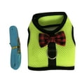 thumbnail image 2 of Walbest Rabbit Harness Soft Breathable Polyester, Green, L (35cm to 40cm Chest Size), 2 Piece Set, 2 of 7