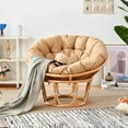 thumbnail image 2 of Waterproof Hanging Basket Chair Cushion Round Papasan Seat Pad Comfortable Breathable Wear-Resistant Pressure Relief for Indoor Outdoor Rocking Chairs Living Room Patio Furniture 23.62x23.62in, 2 of 11