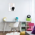 thumbnail image 3 of Stupell Industries Cat with Alphabet Animals & Insects Painting White Framed Art Print Wall Art, 16 x 20, 3 of 10