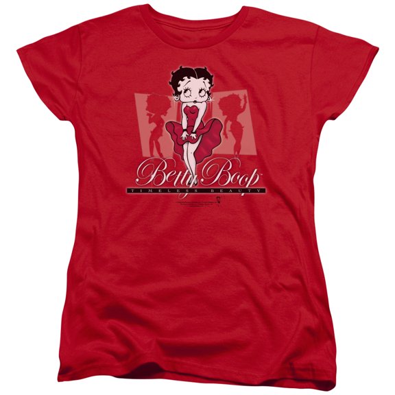 Betty Boop Timeless Beauty S/S Women's T-Shirt Red