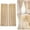 Beige, variant on Curtains for Living Room Polyester-Cotton Blend, Curtain 1 140X210Cm Beige Curtain (Beige-D)
