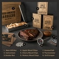 thumbnail image 4 of Deluxe Smoker Box for Gas Grilling - Complete BBQ Smoker Box Kit with Wood Chips, Stainless Steel Smoke Box for Gas Grill & Charcoal, Thermometer, Scraper & Recipes - Smoker Accessories Gifts for Men, 4 of 8