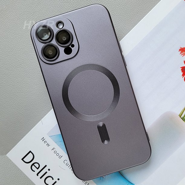 Funda de silicona suave con carga inalámbrica magnética de lujo para funda Magsafe para iPhone 14 13 12 11 Pro Max Plus funda a prueba de golpes Dengxun unisex