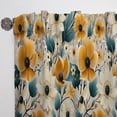 thumbnail image 6 of Designart "Nostalgic Floral Mod Vibes I" Midcentury Mid-Century Modern Curtain, Geometric,Abstract, 6 of 6