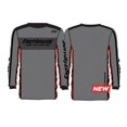 thumbnail image 1 of FASTHOUSE : JEUNESSE Classique ACADIA LS Maillot : Gris Chiné: YL, 1 of 1