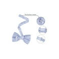 thumbnail image 3 of INSPIRE CHIC Men's Bow Tie Accessories Adjustable Strap Formal Solid Tuxedo Pre-Tied Lavender, 3 of 5