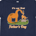 thumbnail image 4 of Inktastic It's Our 1st Father's Day Brontosaurus Family Boys or Girls Baby T-Shirt, 4 of 5