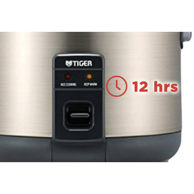 Tiger JNP-S15U-HU 8-Cup Rice Cooker and Warmer, Urban Satin (Dented Side)
