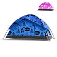 thumbnail image 1 of KidzAdventure Tienda de campaña para niños 2 en 1 para acampar/tienda de campaña interior para niños | PU1500 Tienda de campaña impermeable para mochileros para 1 o 2 personas | Tiendas de campaña ult, 1 of 5